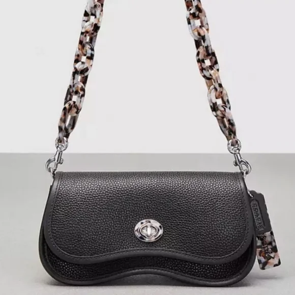 Coachtopia By Coach Wavy Dink Black Mini Bag - Picture 2 of 5